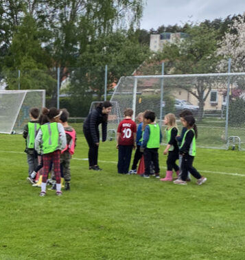 TG-elever ordnade friluftsdag för 6-åringar